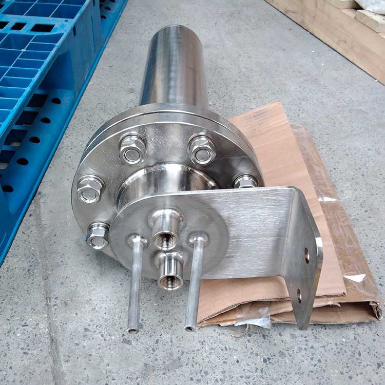 華豫供應(yīng)不銹鋼殼體盤(pán)管冷卻器 液體降溫 螺紋連接