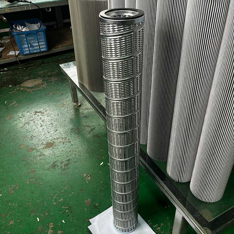 外徑114×內(nèi)徑80×914魚鱗式不銹鋼骨架5μm-天然氣分離濾芯 (11)
